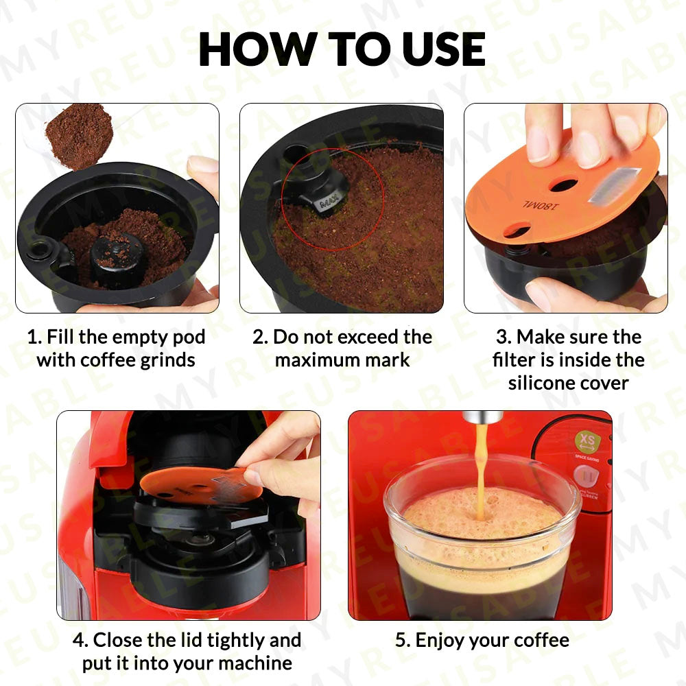 MYREUSABLE™ Reusable Capsule for Tassimo®