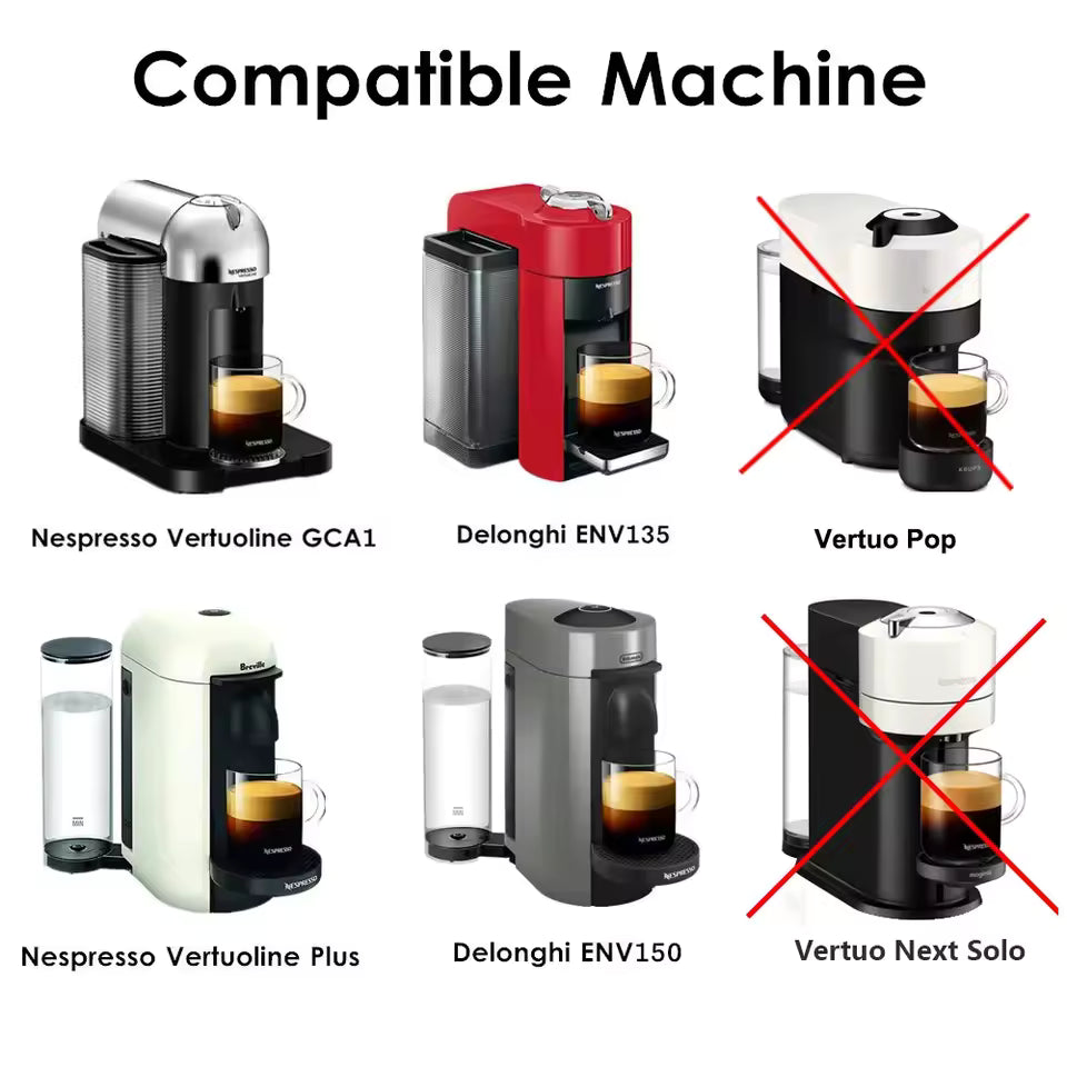 MYREUSABLE™ Reusable Capsule Compatible with Nespresso® Vertuo Machines