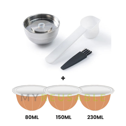 MYREUSABLE™ Reusable Capsule Compatible with Nespresso® Vertuo Plus Machines