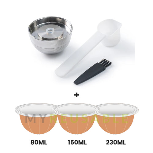 MYREUSABLE™ Reusable Capsule Compatible with Nespresso® Vertuo Plus Machines
