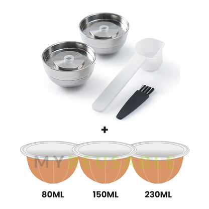 MYREUSABLE™ Reusable Capsule Compatible with Nespresso® Vertuo Plus Machines