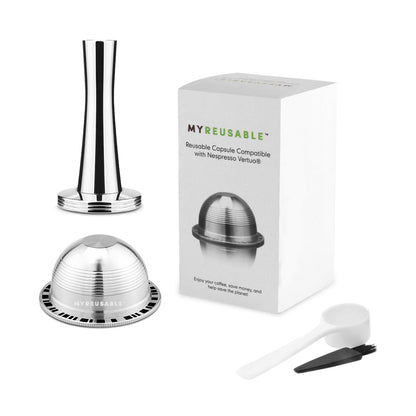 MYREUSABLE™ Reusable Capsule Compatible with Nespresso® Vertuo Machines