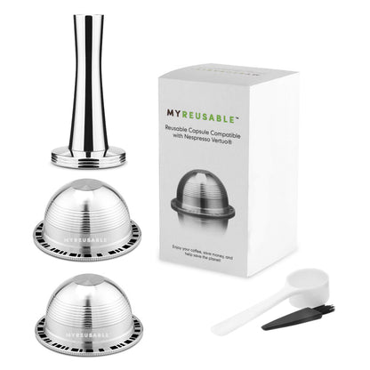 MYREUSABLE™ Reusable Capsule Compatible with Nespresso® Vertuo Machines
