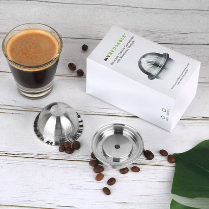 MYREUSABLE™ Reusable Capsule Compatible with Nespresso® Vertuo Machines