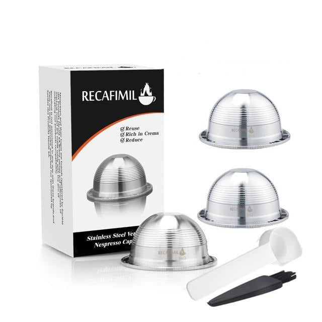 MYREUSABLE™ Reusable Capsule Compatible with Nespresso® Vertuo Machines