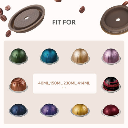 MYREUSABLE™ Reusable Lid Compatible with Nespresso® Vertuo Original & Vertuo Next